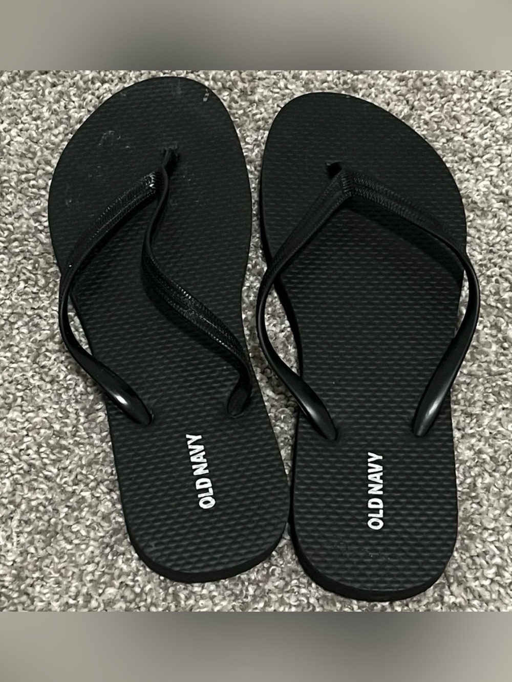 Old Navy Women's Black Classic Flip Flop Sandals
